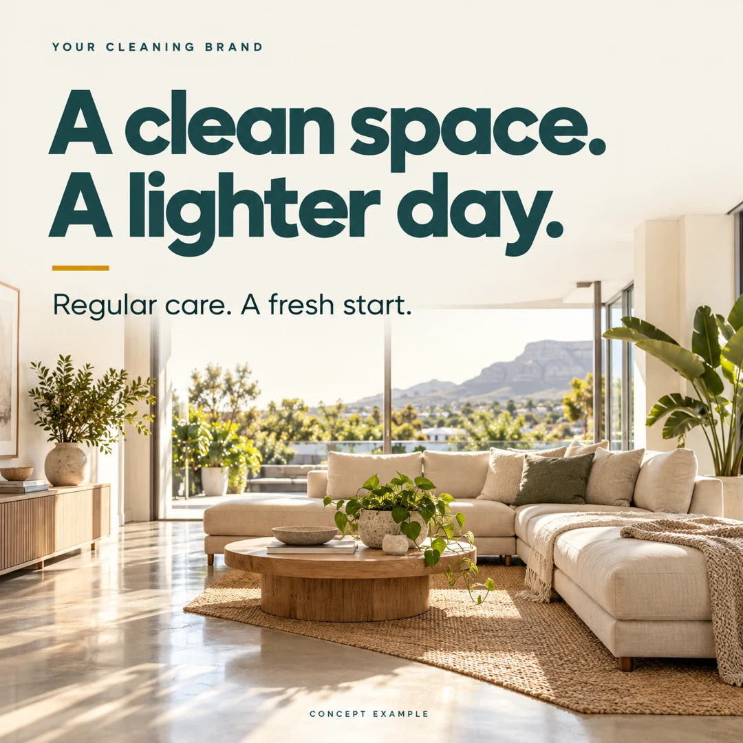 Fictional cleaning-brand awareness concept